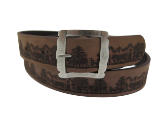 Ledergurt Branding Alpsommer 30+35mm (11065/120)